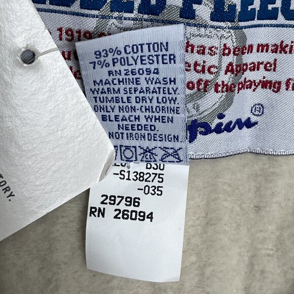 Champion Throwback Men's Washington Redskins NFL Sweater Ribbed Golf Vest - Sz L - Picture 8 of 11